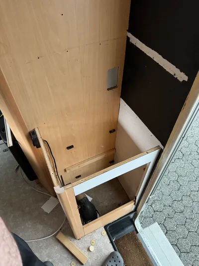 Küche · Vorbereitung für Bambusplatten
